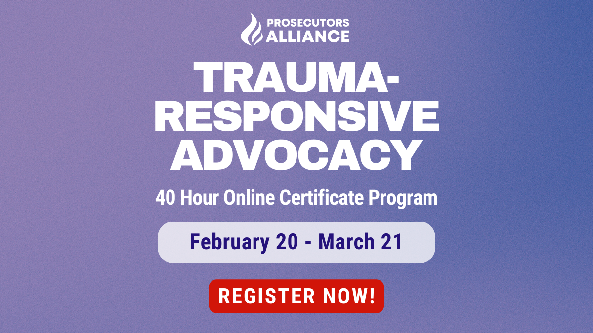 Trauma-Responsive Victim Advocacy Training Certificate